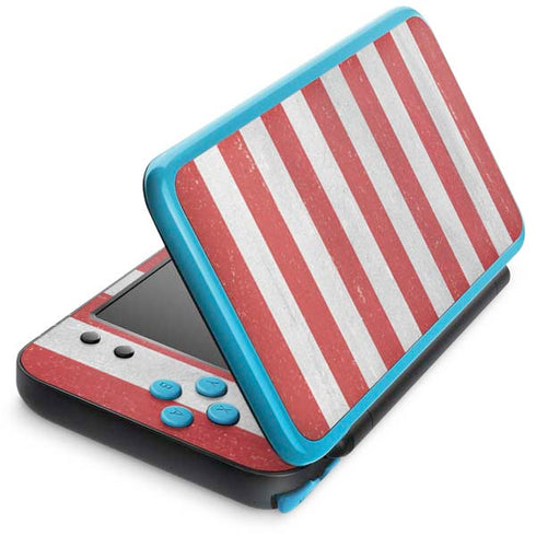 American Flag Distressed Nintendo 2DS XL (2017) Skin